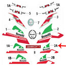 Calcomania del panel inferior izquierdo (TNT25)