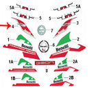 Calcomania del covertor trasero superior derecho (TNT25)