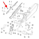 Placa decorativa del tubo de escape (K-BLADE125)