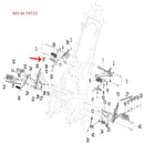 Posapie trasero derecho (TNT135 / LEONCINO250 / TNT25 / TRK251 / TRK502X)