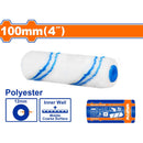 Repuesto rodillo de pintar 4" Paredes internas. Altura de la fibra: 12mm. Poliéster.