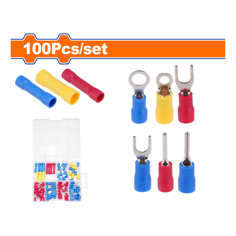 Terminal conectores para cables eléctricos 100 piezas surtidas.