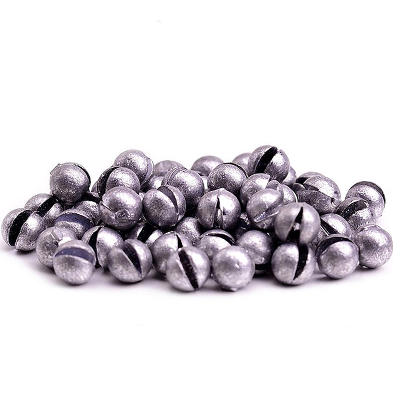 Plomos con ranura 37 Pzas. para pesca