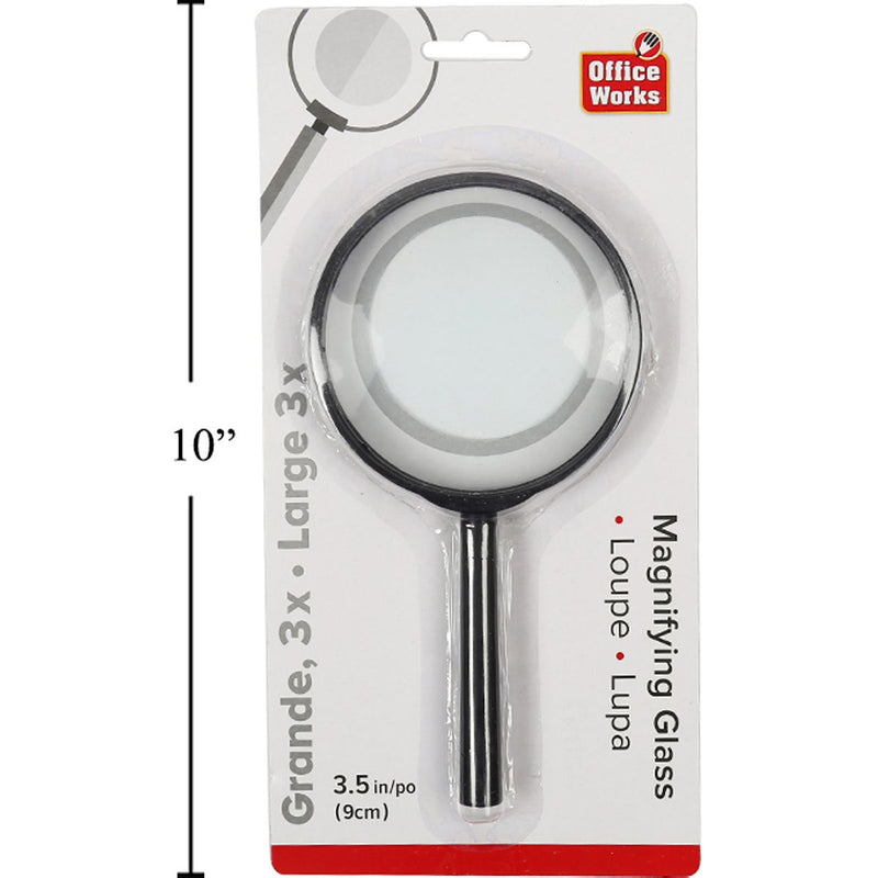 Lupa de 90 mm con lente de vidrio, b / c (HZ)