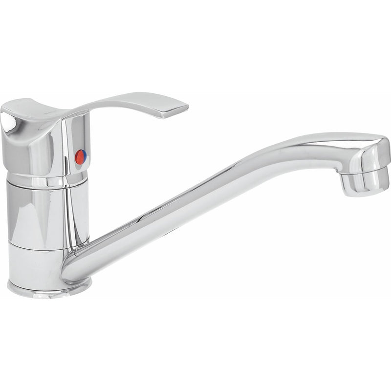 Llave de fregador monomando para fregador incluye mangueras y cubre taladros