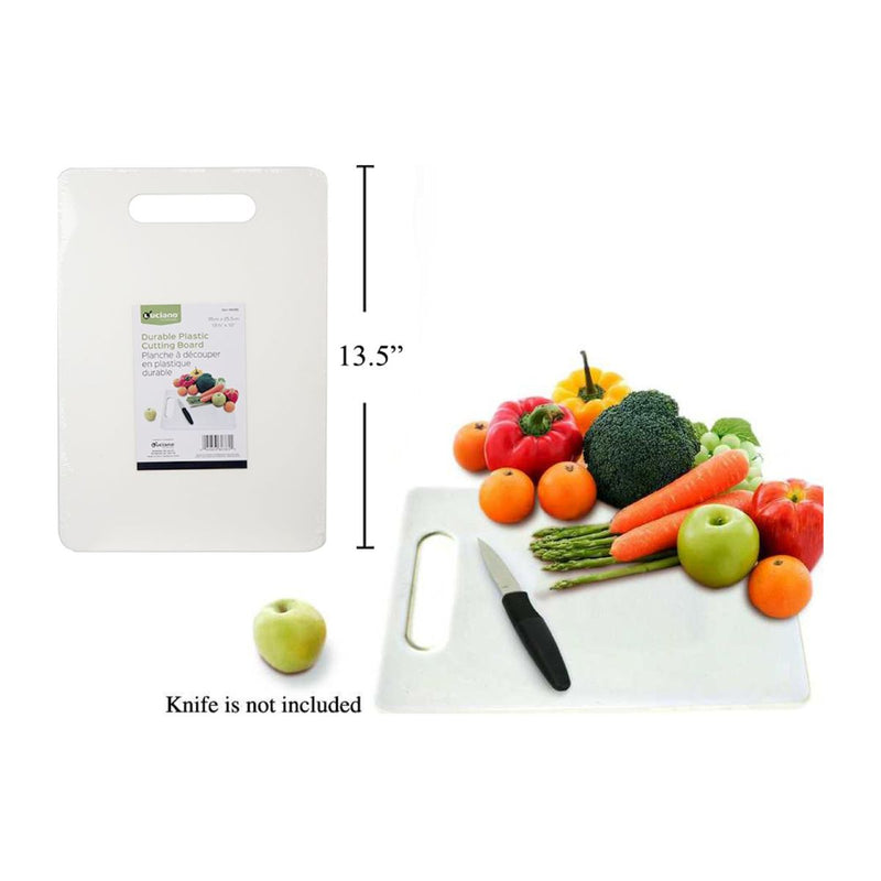 Tabla de picar cortar para cocina de PE Luciano, envoltura con inserto, 34.5x25x0.6cm (HZ)