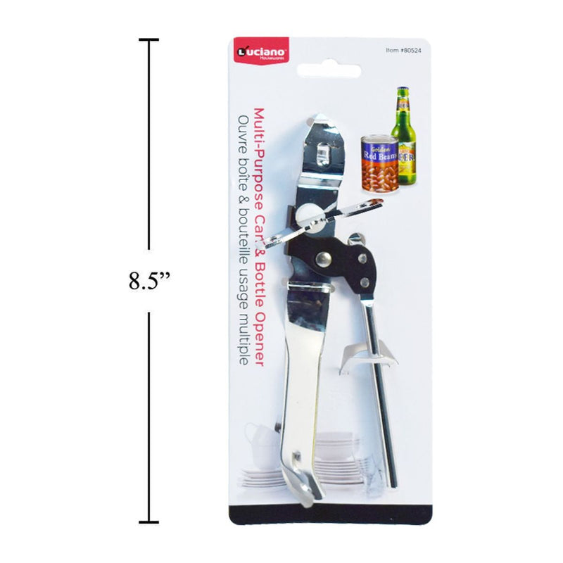 Abrebotellas y latas de metal Luciano, multiusos