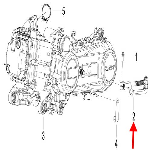 Pedal de encendido (K-BLADE125)