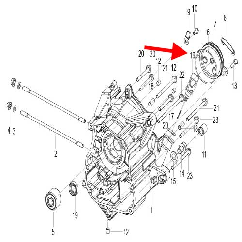 Medidor de aceite (K-BLADE125)