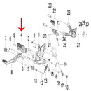 Posapies delantero derecho (LEONCINO250)
