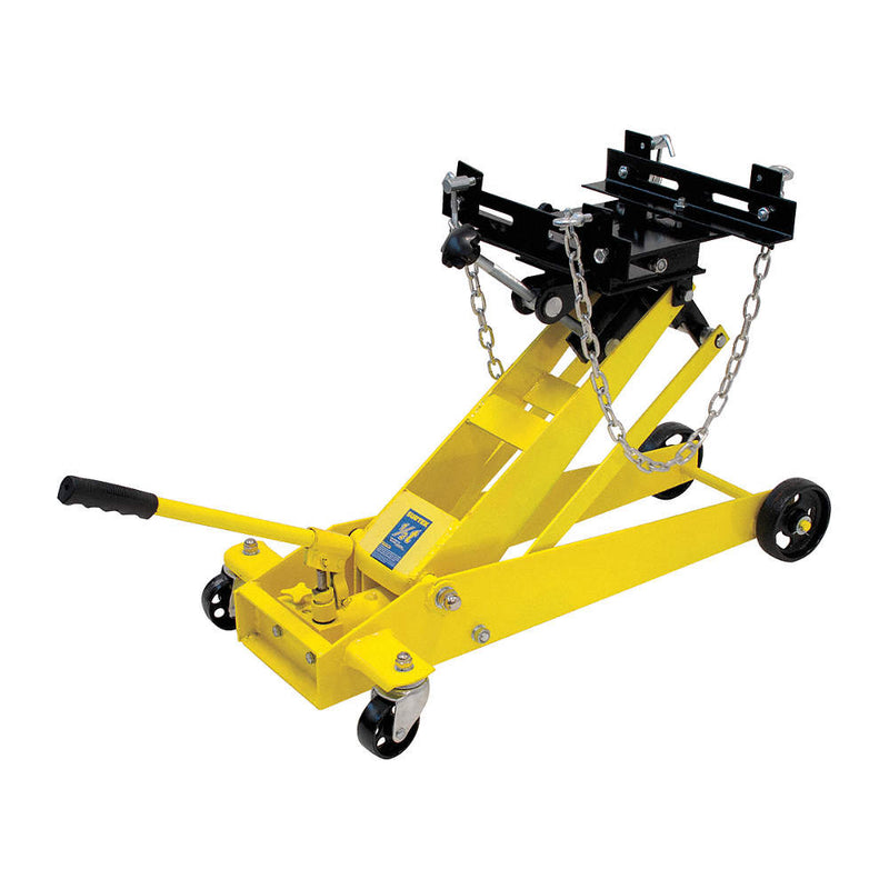 Gato para transmisión 1/2 Tonelada con cuerdas de Nylon. Altura min. 20cm. Altura max 75cm.