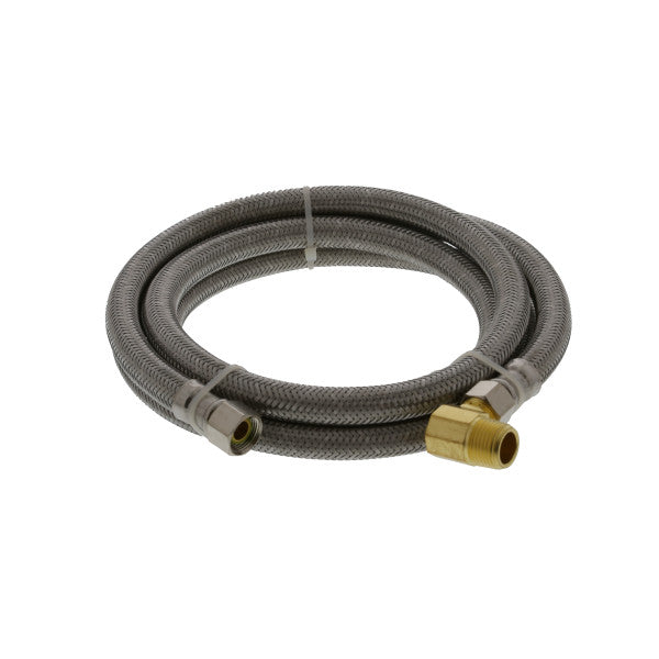 Tubo de abasto de acero inoxidable de 72" para fregaderos