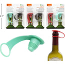 Tapón de botella vino de silicona Luciano (2pza) (Viene en colores variados al azar)