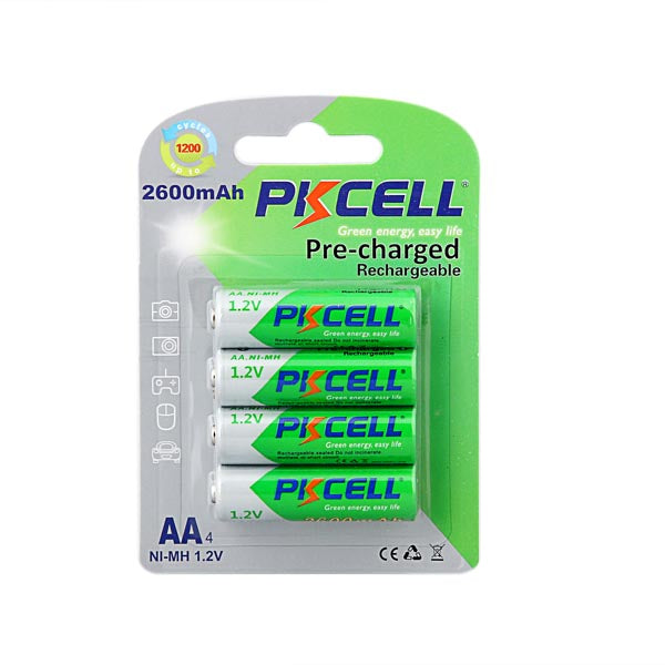 Baterías recargables AA