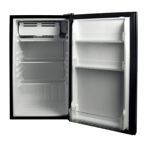 Refrigerador nevera mini de 3.2 pies color negro. Drija