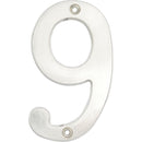 Numero 9 slim 4" cromo satinado Lock