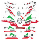 Calcomania guardabarros delantero (TNT25) (TNT25)