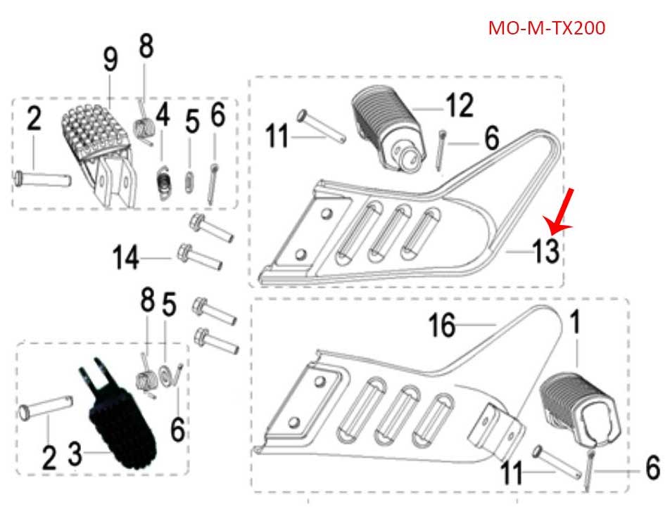 Placa decorativa derecha (TX200)