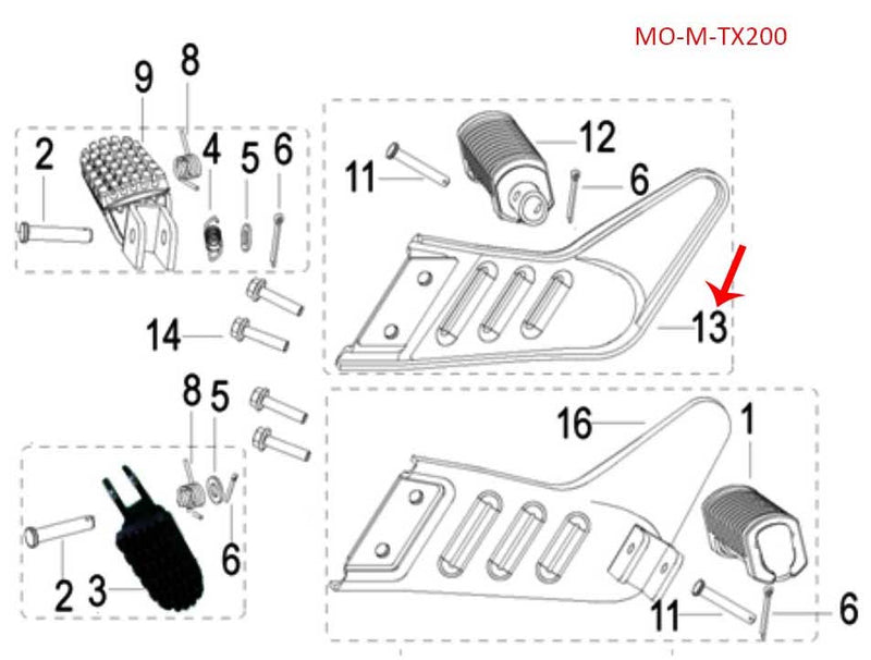 Placa decorativa derecha (TX200)