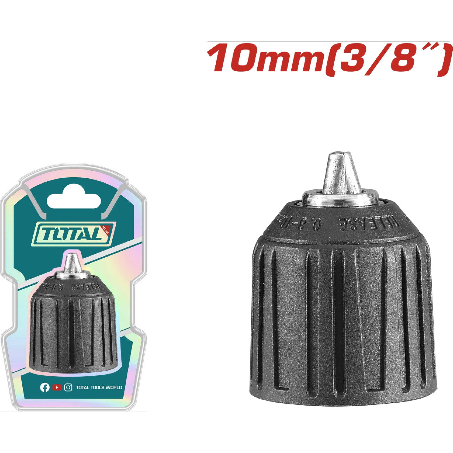 Reemplazo de Mandril sin llave de0.8-10mm(1/32"-3/8")