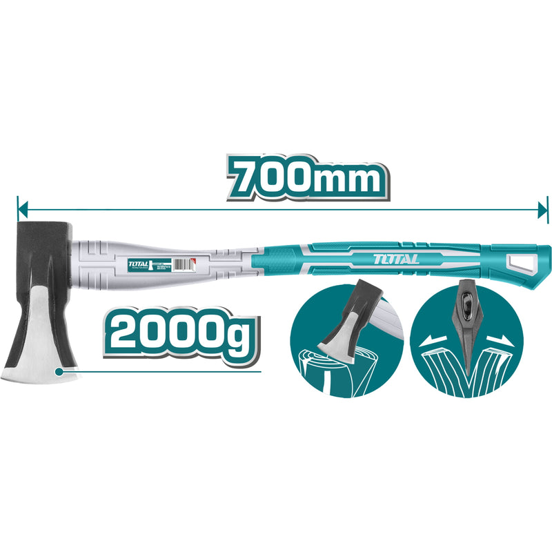 Hacha grande. forjado a gota, Acero 45