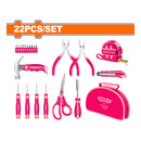 Herramientas Manuales Surtidas (Cinta Métrica, Vástago Magnético, Alicates) Set de 22 Piezas.