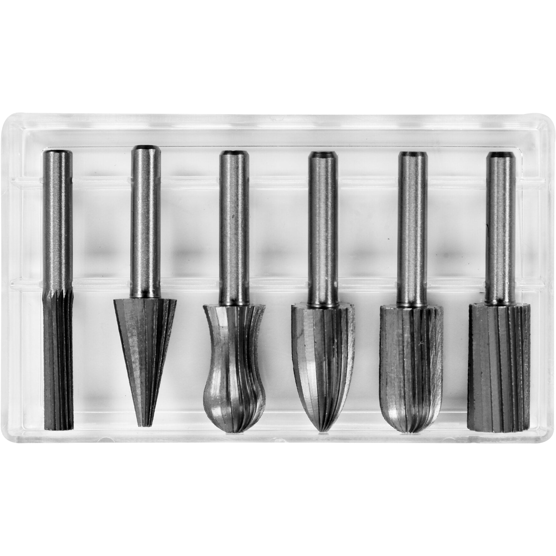 Fresas Limas Rotativas para Metales Vástago 6mm. Para Motortool, Dremel