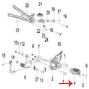 Posapies delantero izquierdo (LEONCINO250)