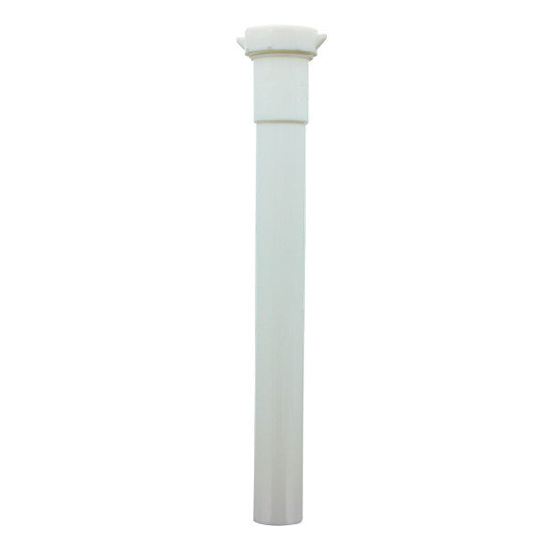 Tubo de extensión de polipropileno 1-1/4" x 12"  para trampas de drenaje tuberías