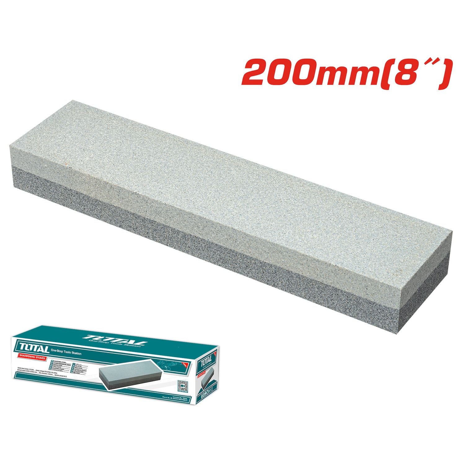 Piedra combinada para afilar 200 mm. Grano 120 y 240