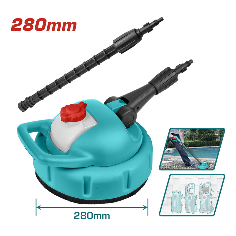 Cepillo De Patio Circular Para Pistola de Hidrolavadora de 250 Mm. Incluye Varilla de 470mm accesorio