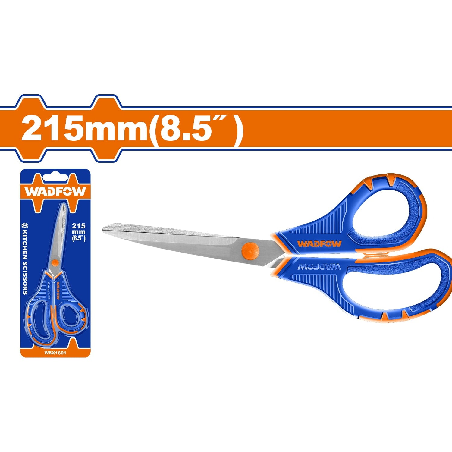 Tijera de Acero Inoxidable 8-1/2" Mango ergonómico