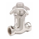 Llave individual para Fluxómetro/ Urinal/ Mingitorio. Cuerpo  en latón Acabado cromo baja presión