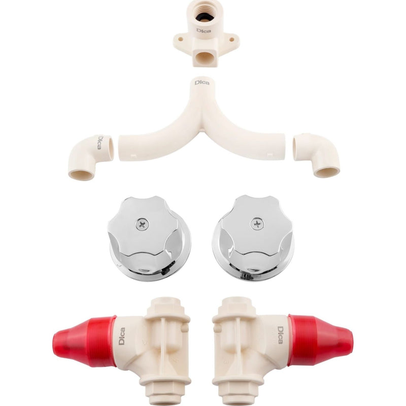 kit de instalación de cpvc para regadera ducha