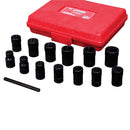 Juego de extractor tuercas barridas 14 piezas 3/8" Urrea