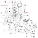 Funda de goma (TNT150 / TNT25 / TRK251 / LEONCINO250 / 302S / LEONCINO500 / TRK502X)