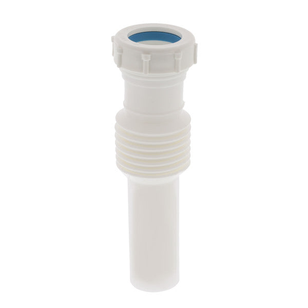 Extensión flexible de 1-1/4" x 8" para tuberías  para trampas de desague lavamanos