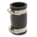 Coupling de goma de 1-1/4" x 1-1/4" para drenaje