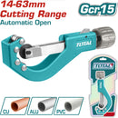 Cortador de tuberías de gran velocidad. Diámetro de corte: 14-63 mm