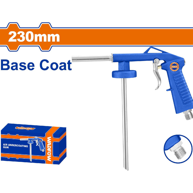 Pistola de aire para recubrimiento 230mm. Boquilla 70mm. Presión de funcionamiento: 4-7bar.