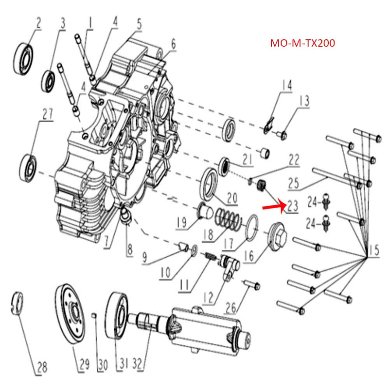 Sensor de cambio de marcha (TX200)