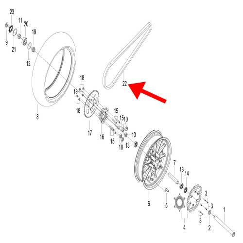 Cadena 525HO-1×108 (302S)