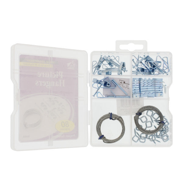 (80 piezas) Kit de colgadores de cuadros