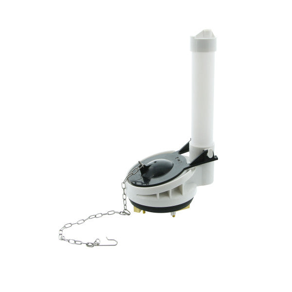 Valvula de descarga para inodoros de una pieza