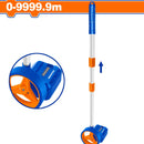 Odómetro de rueda con contador digital. Rango de medición: 0-9999.9m Para medir distancias.