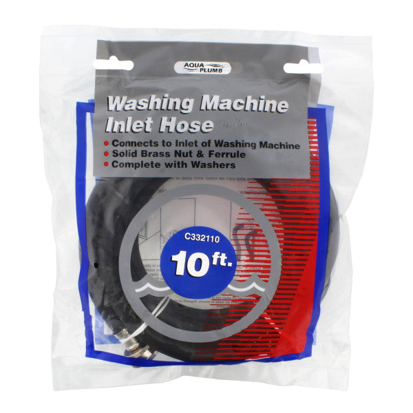 Manguera de goma de 10 pies para lavadora