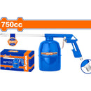 Pistola spray 750cc de aire Capacidad de Lavado: 0.75L. Tamaño de la boquilla: 185mm. Presión: 4 Bar.