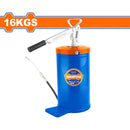 Bomba de grasa Aceite Manual 16Kg. Presión:3000psi. Long de manguera: 1500m. Fabricado en acero. Grasera