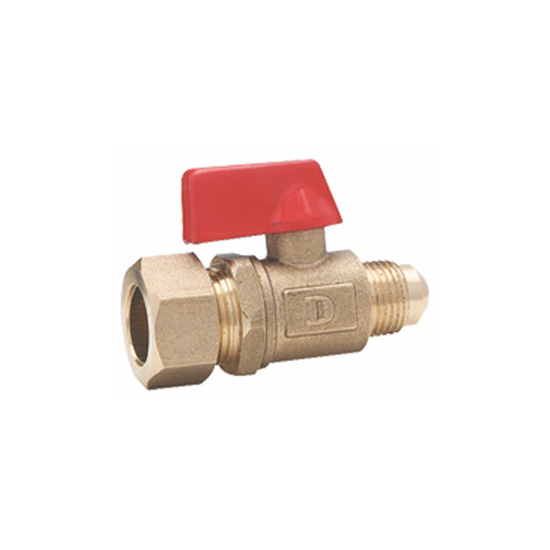 Válvula de control para gas 1/2" con contratuerca