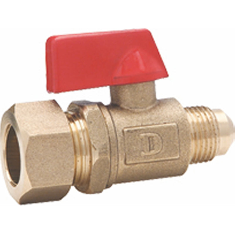 Válvula de control para gas 1/2" con contratuerca